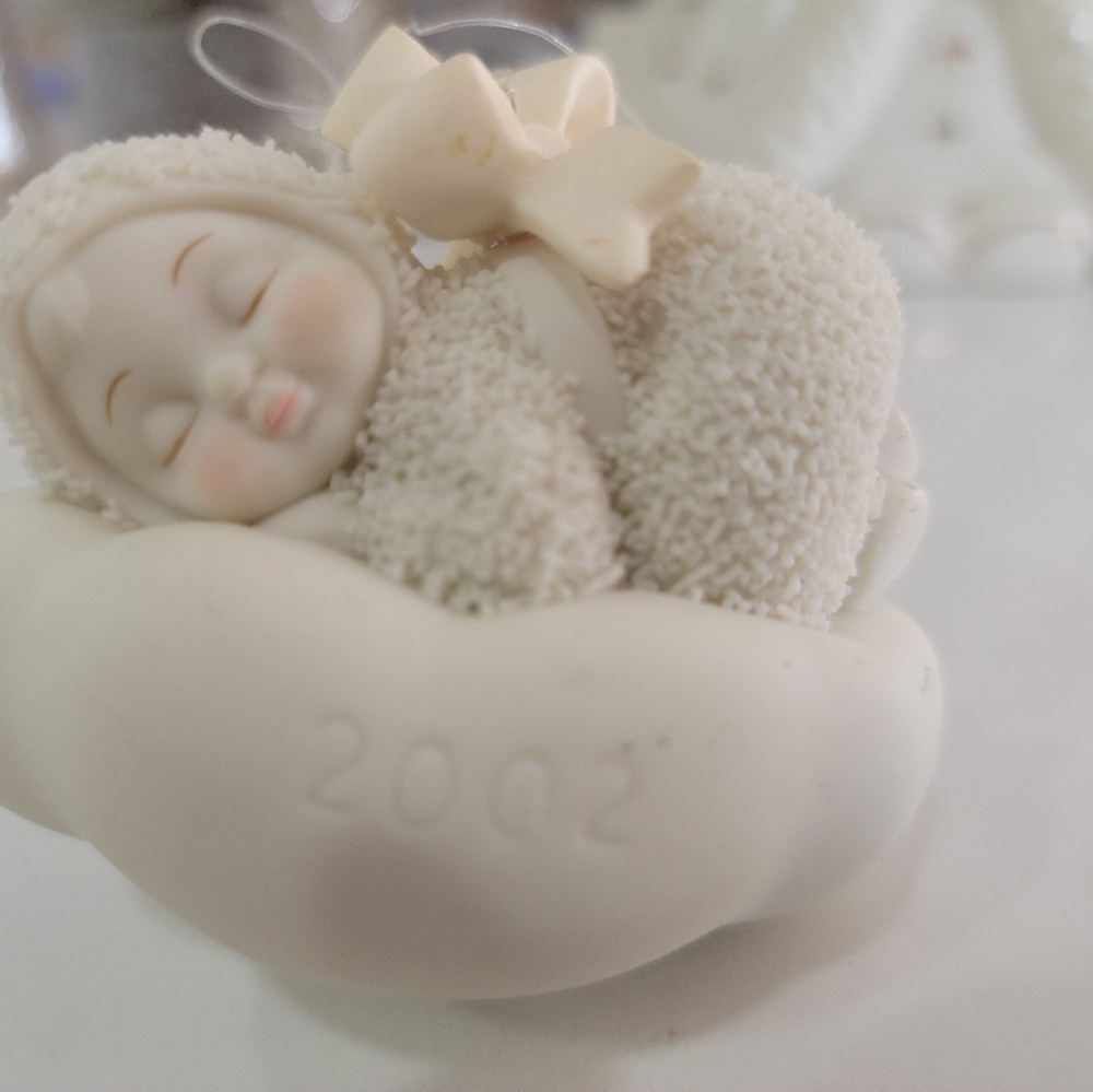 From God Snowbabies Dated 2002 Ornament - Picture 2 of 6